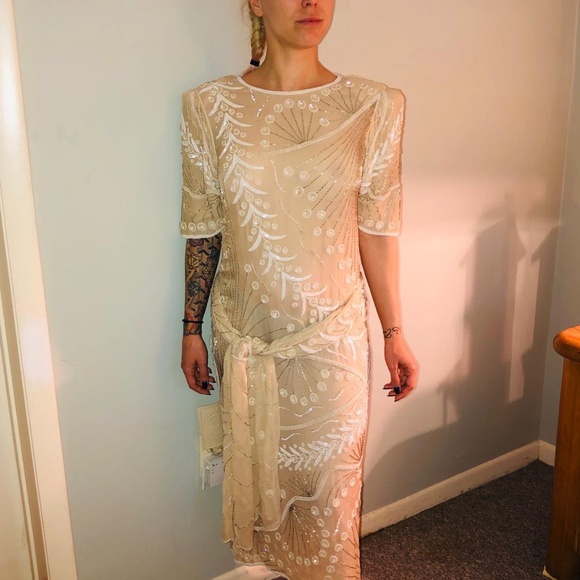 Evening Beaded Gown - Picture 3 of 3